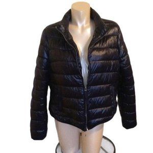 STYLUS GIRLS BLACK SHINY PUFFER COAT SIZE XL